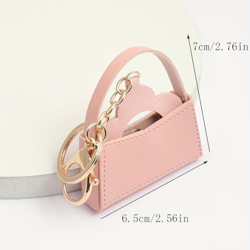 QUIFKS Cute Mini Handbag Keychain with Mirror Creative